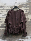 Mutedance 25 Autumn/Winter Round Neck Top Skirt Plant Dye Highly Handmade MD-MD25FW67-purple (MD25FW65)